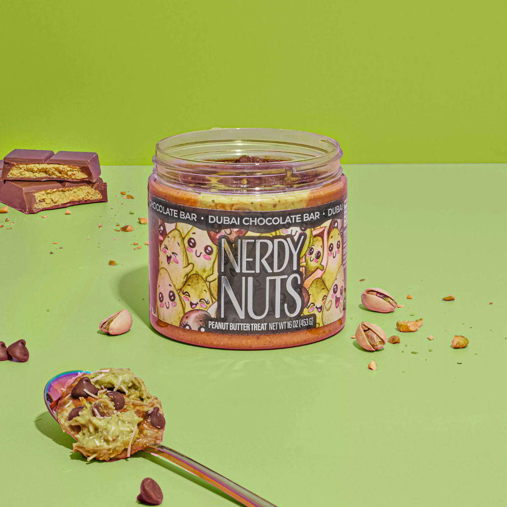 Dubai Chocolate Bar Peanut Butter Treat